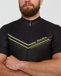 HOLOKOLO Cycling short sleeve jersey - LEVEL UP - black