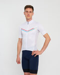 HOLOKOLO Cycling short sleeve jersey - LEVEL UP - white