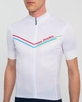 HOLOKOLO Cycling short sleeve jersey - LEVEL UP - white