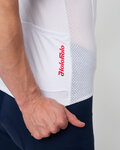 HOLOKOLO Cycling short sleeve jersey - LEVEL UP - white