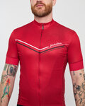 HOLOKOLO Cycling short sleeve jersey - LEVEL UP - red