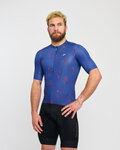 HOLOKOLO Cycling short sleeve jersey - METTLE - blue