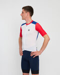HOLOKOLO Cycling short sleeve jersey - TECHNICAL  - white/blue
