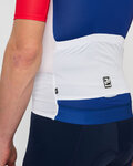 HOLOKOLO Cycling short sleeve jersey - TECHNICAL  - white/blue