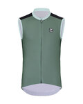 HOLOKOLO Cycling sleeveless jersey - SIMPLE - green/black