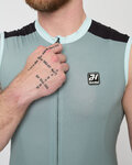 HOLOKOLO Cycling sleeveless jersey - SIMPLE - green/black