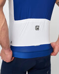 HOLOKOLO Cycling sleeveless jersey - SIMPLE - white/blue