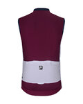 HOLOKOLO Cycling sleeveless jersey - SIMPLE - bordeaux/grey