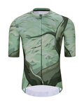HOLOKOLO Cycling short sleeve jersey - FOREST - green/brown