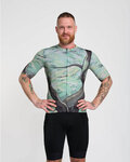 HOLOKOLO Cycling short sleeve jersey - FOREST - green/brown