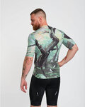 HOLOKOLO Cycling short sleeve jersey - FOREST - green/brown