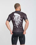 HOLOKOLO Cycling short sleeve jersey - OCTOPUS - black/white