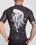 HOLOKOLO Cycling short sleeve jersey - OCTOPUS - black/white