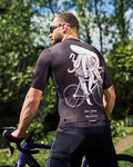 HOLOKOLO Cycling short sleeve jersey - OCTOPUS - black/white