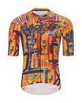 HOLOKOLO Cycling short sleeve jersey - WILDLY - yellow/multicolour