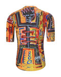HOLOKOLO Cycling short sleeve jersey - WILDLY - yellow/multicolour