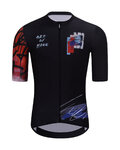 HOLOKOLO Cycling short sleeve jersey - SKETCH - black/red