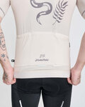 HOLOKOLO Cycling short sleeve jersey - CRUST - ivory/black