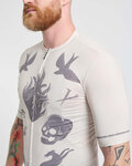 HOLOKOLO Cycling short sleeve jersey - CRUST - ivory/black