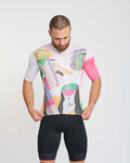 HOLOKOLO Cycling short sleeve jersey - FACES - multicolour