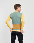 HOLOKOLO Cycling winter long sleeve jersey - SPECIAL - yellow/green