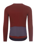HOLOKOLO Cycling winter long sleeve jersey - SPECIAL - white/bordeaux