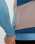 HOLOKOLO Cycling winter long sleeve jersey - SPECIAL - blue