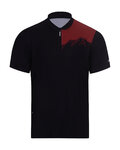 HOLOKOLO Cycling short sleeve jersey - ADVENTURE - black/red