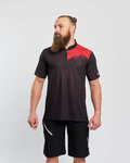 HOLOKOLO Cycling short sleeve jersey - ADVENTURE - black/red