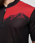 HOLOKOLO Cycling short sleeve jersey - ADVENTURE - black/red