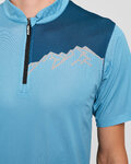 HOLOKOLO Cycling short sleeve jersey - ADVENTURE - blue