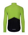 HOLOKOLO Cycling winter long sleeve jersey - ARROW II WINTER - yellow/black