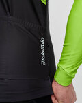 HOLOKOLO Cycling winter long sleeve jersey - ARROW II WINTER - yellow/black