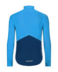 HOLOKOLO Cycling winter long sleeve jersey - ARROW II WINTER - blue