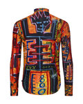HOLOKOLO Cycling winter long sleeve jersey - WILDLY WINTER - yellow/multicolour
