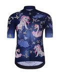 HOLOKOLO Cycling short sleeve jersey - FAIRY TALE - blue