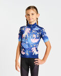 HOLOKOLO Cycling short sleeve jersey - FAIRY TALE - blue