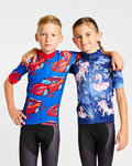 HOLOKOLO Cycling short sleeve jersey - FAIRY TALE - blue