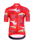 HOLOKOLO Cycling short sleeve jersey - SPEED - red
