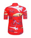 HOLOKOLO Cycling short sleeve jersey - SPEED - red