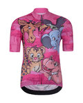 HOLOKOLO Cycling short sleeve jersey - SAFARI - pink/multicolour