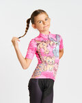HOLOKOLO Cycling short sleeve jersey - SAFARI - pink/multicolour