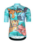 HOLOKOLO Cycling short sleeve jersey - SAFARI - turquoise/multicolour