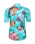 HOLOKOLO Cycling short sleeve jersey - SAFARI - turquoise/multicolour