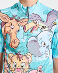 HOLOKOLO Cycling short sleeve jersey - SAFARI - turquoise/multicolour