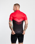 HOLOKOLO Cycling short sleeve jersey - ARROW II - red/black