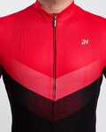 HOLOKOLO Cycling short sleeve jersey - ARROW II - red/black