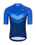 HOLOKOLO Cycling short sleeve jersey - ARROW II - blue