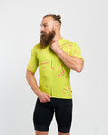 HOLOKOLO Cycling short sleeve jersey - PASSION - yellow