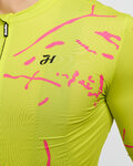 HOLOKOLO Cycling short sleeve jersey - PASSION - yellow